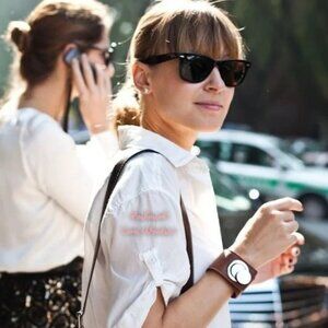 Ray Ban Wayfarer Tortoise Brown RB2140 Unisex 50 New